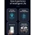 3D Face Smart Dørlås Sikkerhedskamera Monitor Intelligent Fingeraftryk Adgangskode Biometrisk Nøgleoplåsning