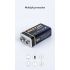 Beston 9V 1000mAh genopladeligt batteri mikro USB li-ion høj kapacitet til RC helikopter og mikrofon