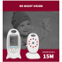 VB601 trådløs video babyalarm med natsyn og temperaturovervågning for ultimativ babysikkerhed og babykomfort