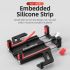 ROCKBROS telefonholder til motorcykel elcykel CNC aluminiumslegering slidstærk 5 kløer justerbar smartphoneholder