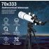 Bossdun 333X teleskop professionelt astronomisk værktøj til børn og familie rumudforskning stjernekig