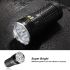 SKY RAY LED lommelygte 15000 lumen USB Type-C genopladelig robust til udendørs og hjemme brug