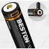 BESTON 18650 3.7V 3500mAh Micro USB genopladeligt lithiumbatteri høj kapacitet til udendørs aktiviteter og gør-det-selv