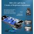 Oplev APEXEL 200X mikroskop linse med CPL LED lys til iPhone Samsung smartphones for naturudforskning