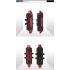 Bærbar USB Genopladelig Cykelhale Bagsikkerhed Lys Stilfuldt Design LED Baglygte Cykelsikkerhed Synlighed