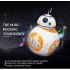 Oplev 2.4G BB-8 fjernbetjening robot intelligent actionfigur med 360° rotation gavelegetøj til børn Star Wars