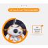 Oplev 2.4G BB-8 fjernbetjening robot intelligent actionfigur med 360° rotation gavelegetøj til børn Star Wars