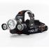 Boruit RJ-3000 LED forlygte T6 hvid lys 1000 lumens udendørs belysning og eventyr udstyr vandtæt lys