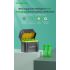 Effektiv 8-slot AA lithiumbatterioplader Smart flip-top rum Type-C port til familie og arbejdsplads brug