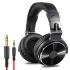 Oneodio Pro-10 Kablede DJ-hovedtelefoner Sorte komfortable studiehovedtelefoner med 50mm drivere afbalanceret lyd