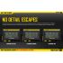 NITECORE D4 DELICHARGER LCD DISPLAY batteri oplader intelligent opladning Li-ion 18650 14500 26650 kompatibel