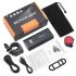 NiteBeam BR05 cykellamper 5000 lumen USB genopladelig perfekt til natcykling cykelsikkerhed powerbank funktionalitet