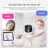 AMB900 video babyalarm 2,8 tommer 720P babykamera 4X zoom tovejs samtaleanlæg spædbørns overvågning