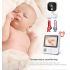 AMB900 video babyalarm 2,8 tommer 720P babykamera 4X zoom tovejs samtaleanlæg spædbørns overvågning