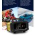 FOXSUR bærbar bilbatterioplader 12V/24V mikroprocessorstyring til motorcykel lastbil AGM LiFePO4 batterisundhed