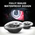 CO LIGHT 7 Tommer LED Forlygter H4 DRL med Gul Angel Eye til Jeep Wrangler Lada Niva 4x4 Holdbar Opgradering