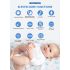 ABM501 video babyalarm 5,0 tommer LCD to-vejs lyd natvision bærbar 2,4G trådløs temperaturovervågning musik