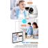 ABM501 video babyalarm 5,0 tommer LCD to-vejs lyd natvision bærbar 2,4G trådløs temperaturovervågning musik