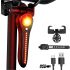 Smart USB-C Cykellygte: Super Lys & Genopladelig Baglygte til MTB/Racercykel, IP64 Vandtæt!