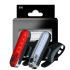 Cykelbaglygte USB Genopladelig med Ultrabright Røde LED Lys IPX4 Vejrbestandig Perfekt til Bycykling