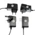 Intut 8.4V Li-Ion cykellampe oplader kompakt rejseoplader effektiv universel opladning returnering tilladt