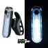 Cykelbaglygte USB Genopladelig med Ultrabright Røde LED Lys IPX4 Vejrbestandig Perfekt til Bycykling