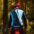 Cykelbaglygte USB Genopladelig med Ultrabright Røde LED Lys IPX4 Vejrbestandig Perfekt til Bycykling