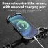 ROCKBROS Cykeltelefonholder til 4,7-6,8 tommer smartphone stødabsorberende 360° roter cykling eventyr