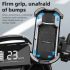 ROCKBROS Cykeltelefonholder til 4,7-6,8 tommer smartphone stødabsorberende 360° roter cykling eventyr