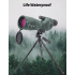 25-75x60 ED Spottingskop | Monokulært Bak4 Prisme Teleskop til Fuglekiggeri & Natur | Vandtæt & Fotosynkronisering