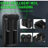 21700 batterioplader til 18650 CR123A med intelligent MCU teknologi og uafhængige slots for sikker opladning