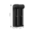21700 batterioplader til 18650 CR123A med intelligent MCU teknologi og uafhængige slots for sikker opladning