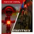 Enfitnix Cubelite III Smart baglygte med USB-opladning 30 lumen LED og IPX6 cykelsikkerhed cykeltilbehør