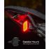 Enfitnix Cubelite III Smart baglygte med USB-opladning 30 lumen LED og IPX6 cykelsikkerhed cykeltilbehør