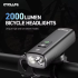 CYCLAMI BR2000 Cykellygte: Lys vejen op med 2000 lumen! Type-C Forlygte til MTB/Landevejscykling.
