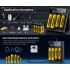 USB batteri smart oplader med LCD display til 18650 3,7V genopladelige og Ni-MH AA AAA batterier