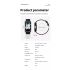EP02 Blodglukose Smartwatch EKG HRV Temperatur – 1,57