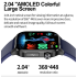 E580 Smartwatch: Blodsukker, EKG, Puls & Blodtryk! IP68 Vandtæt Sundhedsovervågning til Ældre