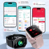ET585 Smartwatch | EKG, Blodtryk, Puls, AI Sundhedsdiagnose | Herreure & Dameure