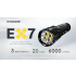 Nitecore EX7 6000 Lumen USB-C Genopladelig Lommelygte - Kraftig & Robust