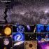 Natlampe Galakse Projektor 360° Rotation Stjernehimmel Projektor himmelsk flugt for børn og voksnes planetarium
