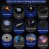Natlampe Galakse Projektor 360° Rotation Stjernehimmel Projektor himmelsk flugt for børn og voksnes planetarium