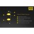 NITECORE NL1834R 18650 genopladeligt batteri Micro-USB letvægts camping elektronik høj kapacitet 3400mAh