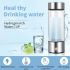 Bærbar Hydrogen Generator Vandflaske 420ml for Sundhed og Velvære med Superantioxidanter og Cellulær Sundhed