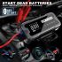 Jump Starter Power Bank Bærbar Oplader 2000A Spidsstrøm 8000mAh Til Bilbatteriproblemer Dækpumpning 150PSI