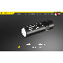 Nitecore LA10 mini EDC lommelygte 135 lumens kompakt camping lommelygte letvægts belysningsværktøj