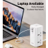 LDNIO Strømkube 70W Opladerstation | Multi-stik, USB-C/A | Universaladapter UK/US/EU | Hjemmekontor