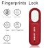 Mini Fingeraftryks Hængelås USB Nøglefri Lås Zinklegering Hurtig Oplåsning Smart Biometrisk Rejsesikkerhed