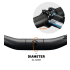 Opgrader din mountainbiking med TOSEEK ZF-ONE MTB carbonstyr letvægtsstyr 31.8mm fuld kulfiber mat sort finish