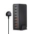 240W Desktop GaN-oplader med 8-ports USB Type C PD Charge Hurtigopladning til multi-enheds opladning